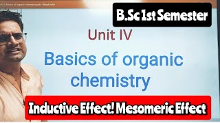 Inductive Effect Mesomeric Effect bedkdian [upl. by Lonna]