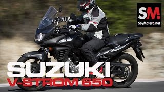 Prueba Suzuki VStrom 650 ABS 2014 [upl. by Girardi398]