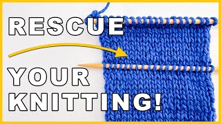 How to frog your knitting and fix mistakes [upl. by Hoskinson127]