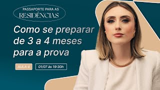 Aula 4 Passaporte das Residências de Enfermagem  Como estudar de 3 a 4 meses para a prova [upl. by Straub]