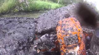 Polaris quads playing in the mud [upl. by Edsel]