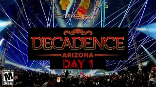 DECADENCE AZ NEW YEARS EVE 2022 DAY 1 VLOG [upl. by Aztinad47]