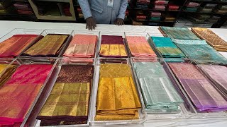 TNagar Pachiyappas silk’s 11 offerwedding gift sarees 1000 to 5500Rs soft silk giveaway [upl. by Isiad]