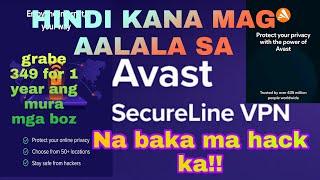 avast secureline vpn  prokteksyon natin sa mga hacker  secure your online privacy 2022 [upl. by Joell84]