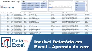 Incrível Relatório no Excel  Aprenda Como Fazer do Zero 😮 [upl. by Saxon728]