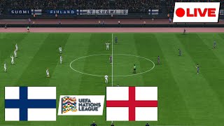 Finland vs England LIVE  UEFA Nations League  Live Match Today [upl. by Killarney397]