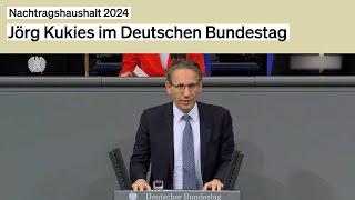 Nachtragshaushalt 2024 – Rede von Jörg Kukies im Bundestag [upl. by Ahsilek328]