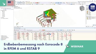 EN Erdbebenbemessung nach Eurocode 8 in RFEM 6 und RSTAB 9 [upl. by Asillim]