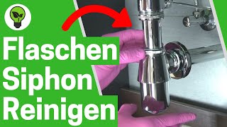 Flaschensiphon Reinigen Waschbecken ✅GENIALE ANLEITUNG Wie Design Abfluss Öffnen wenn Verstopft [upl. by Kcod]