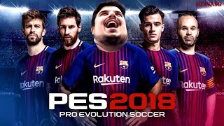 PES 2018 O PES que me fez ABANDONAR o FIFA [upl. by Annoeik]