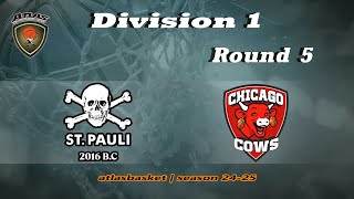 Atlasbasket  Div 1Round 5  SAINT PAULI by ΤΟ ΠΑΡΑΔΟΣΙΑΚΟ ΑΡΤΟΠΩΛΕΙΟ vs CHICAGO COWS [upl. by Nnylyt]