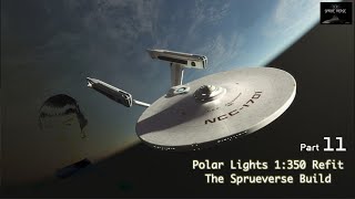 Build the 1350 refit from Polar Lights pt 11 [upl. by Chadbourne33]