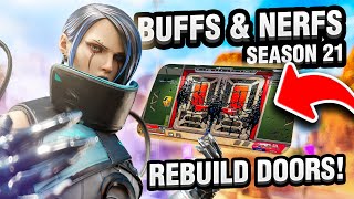 ALL Buffs amp Nerfs Apex Legends Season 21 Wingman Floor Loot Insane Catalyst Buff and more [upl. by Bouton998]