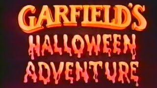 Garfields Halloween Adventure CBS Commercial Break  Oct 30 1985 [upl. by Britni]