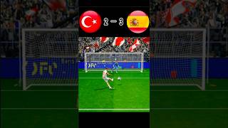 Türkiye vs Spain  Football match  Penalty shoot  fifa World Cup 2026  realistic pes gaming [upl. by Bruyn641]