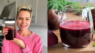 How to Make Beet Juice in a Juicer  DETOX RECIPE [upl. by Carlina735]