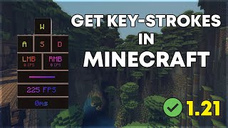 121 How to download and install keystrokes mod in minecraft 121 [upl. by Mead722]