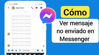 Como VER los MENSAJES ANULADOS de MESSENGER 2024  LEER MENSAJES ELIMINADOS en FACEBOOK MESSENGER [upl. by Edieh]