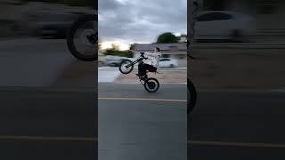 12000w 72v Stealth Bomber Wheelie 🏍️ shorts [upl. by Enneibaf]