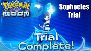 Pokemon Moon  Sophocles Trial  Electrium Z [upl. by Sirovat]