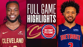 CAVALIERS at PISTONS  FULL GAME HIGHLIGHTS  March 1 2024 [upl. by Geminian]