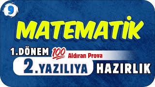 9Sınıf Matematik 1Dönem 2Yazılıya Hazırlık 📑 2023 [upl. by Chip]