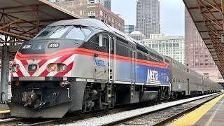 Metra 410 at Blue IslandVermont [upl. by Airahs627]