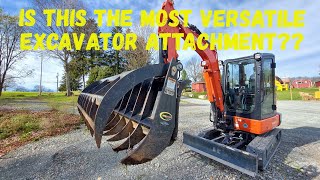 Using My New Excavator Attachment How Many Uses Does It Have [upl. by Valeria]