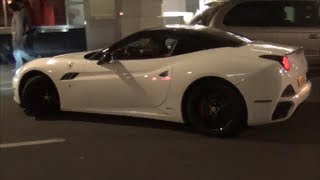 Ferrari California Tuned Roaring departure in London [upl. by Quennie189]