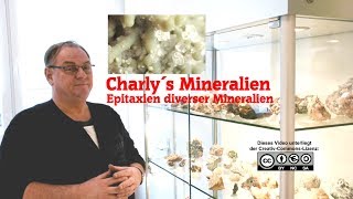 Charlys Mineralien  Epitaxien diverser Mineralien [upl. by Malachy20]