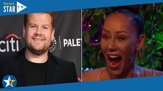 Mel B proudly owns branding James Corden the biggest dhead shes ever met [upl. by Esorbma559]