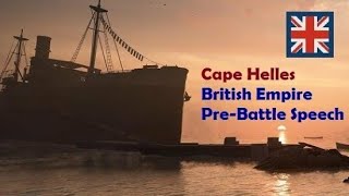 Battlefield 1  Cape Helles BritishAustralian Prebattle Speech [upl. by Katharine994]