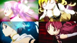 Madoka Magica The Battle Pentagram Gameplay [upl. by Ellehcrad]