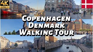 4K  Central Copenhagen Walking Tour  Summer 2023 Denmark 🇩🇰 thecphwalker [upl. by Yelekreb297]