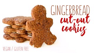 Vegan Gingerbread Men  glutenfree oilfree [upl. by Adahs]