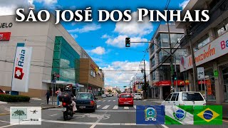 Conheça SÃO JOSÉ DOS PINHAIS PR de carro pelo centro GoPro saojosedospinhais parana brasil [upl. by Muriel]