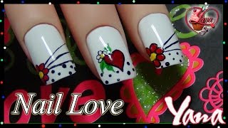 Uñas Amor y Amistad  Yana  Nail Love [upl. by Kath]