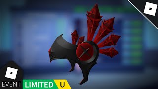 SOLD OUT HOW TO GET THE NEW FREE UGC LIMITED RED CRYSTALLINE VALKYRIE  ROBLOX [upl. by Lamee984]