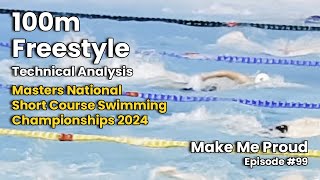 Analysing My 100m Freestyle Race  Swim England Masters Nationals Swimming Championships 2024 [upl. by Skrap]