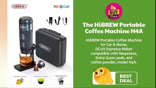 The HiBREW Portable Coffee Machine H4A [upl. by Akaya]