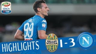 Hellas Verona  Napoli 13  Highlights  Giornata 1  Serie A TIM 201718 [upl. by Ainslee819]