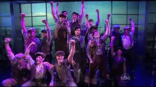 Disneys NEWSIES Performs on quotThe Viewquot  Now on Broadway [upl. by Laeynad236]