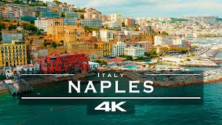 Naples  Napoli Italy 🇮🇹  by drone 4K [upl. by Eldora]