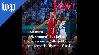 US womens basketball team wins eighth gold medal [upl. by Karalynn]