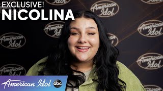 Nicolina Cant Stop Smiling Because Of Her Idol Audition  American Idol 2022 [upl. by Stevena]