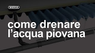 QuickStream sistema di drenaggio delle acque meteoriche  Wavin Italia [upl. by Kape]