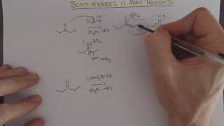 Chemistry 3  Boron enolates in Aldol reaction [upl. by Leiru]