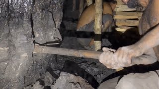 Unseen Footage of Coal Miners Life  Coal Extraction process shorts mining [upl. by Maryanne]