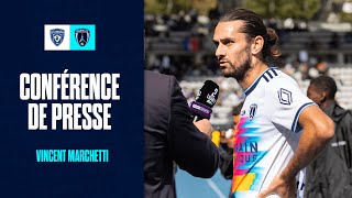 SC Bastia  Paris FC  La conf davantmatch de Vincent Marchetti [upl. by Anirahtak]