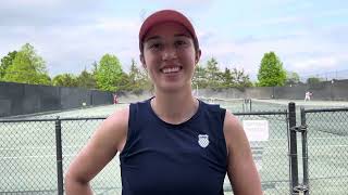 Louisa Chirico Returns to Charlottesville Singles Final [upl. by Ehctav]